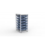 Estante Organizador, 6 Cajas Standard